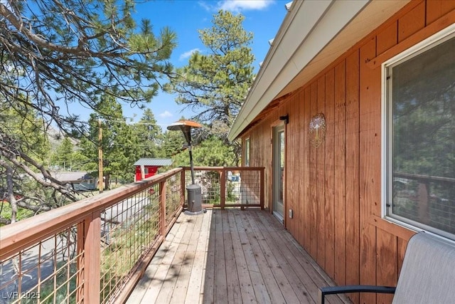 3971 Arlberg Way, Mount Charleston, NV 89124 - view of wooden terrace