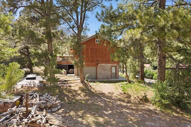 3971 Arlberg Way, Mount Charleston, NV 89124 - view of front of property with a deck
