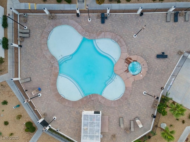 4200 S Valley View Blvd Unit 1007, Las Vegas, NV 89103 - aerial view of a pool