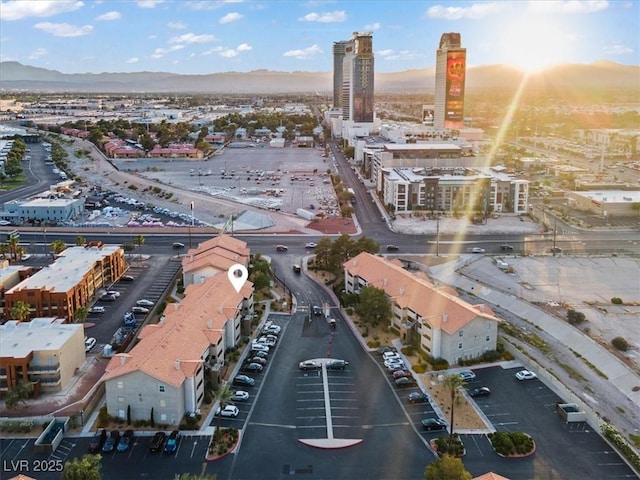 4200 S Valley View Blvd Unit 1007, Las Vegas, NV 89103 - drone / aerial view of a mountain backdrop