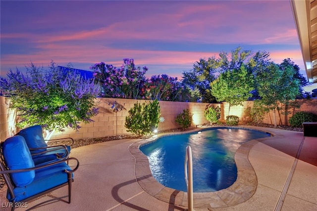 708 Kibbey St, Las Vegas, NV 89178 - view of pool featuring a patio area and a fenced backyard