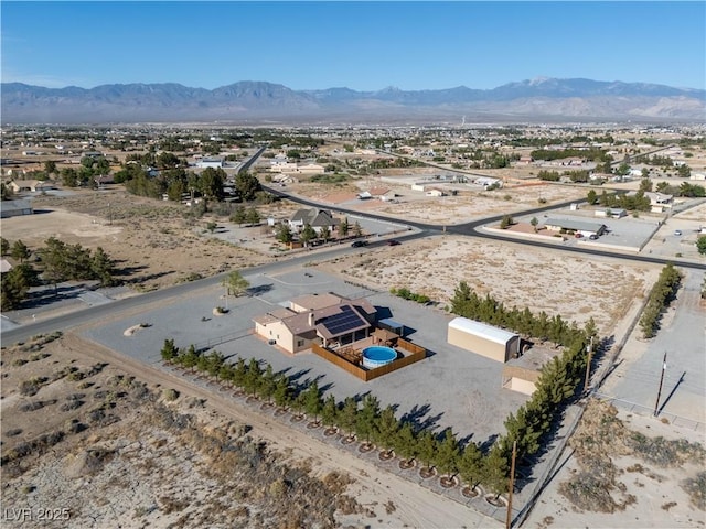1361 Moose St, Pahrump, NV 89048 - aerial view of mountains and a desert landscape