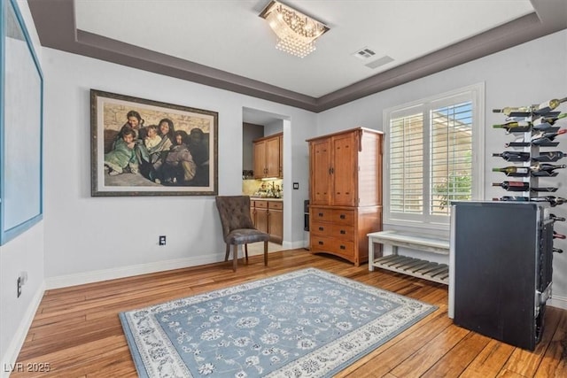 7001 Via Locanda Ave, Las Vegas, NV 89131 - sitting room with light wood finished floors and baseboards