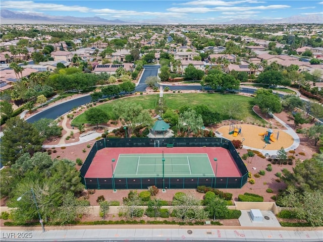 7001 Via Locanda Ave, Las Vegas, NV 89131 - drone / aerial view of a mountain backdrop