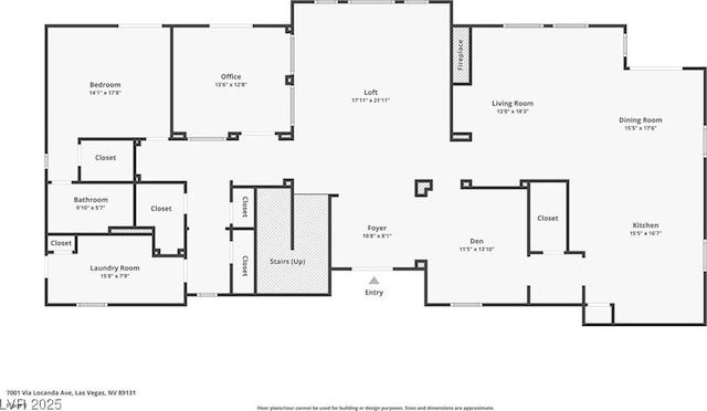 7001 Via Locanda Ave, Las Vegas, NV 89131 - home floor plan
