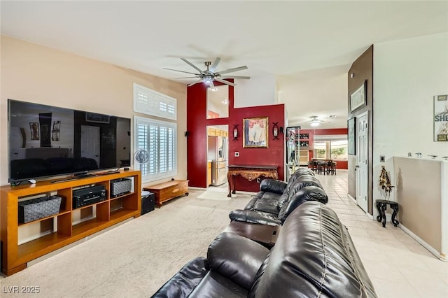 1905 Dakota Hills Ave, Las Vegas, NV 89123 - living area with a ceiling fan