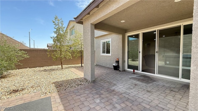 2924 Sunday Silence Rd, North Las Vegas, NV 89086 - fenced backyard featuring a patio