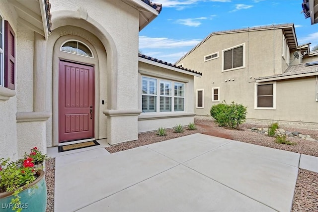 4020 Recktenwall Ave, North Las Vegas, NV 89081 - entrance to property featuring stucco siding