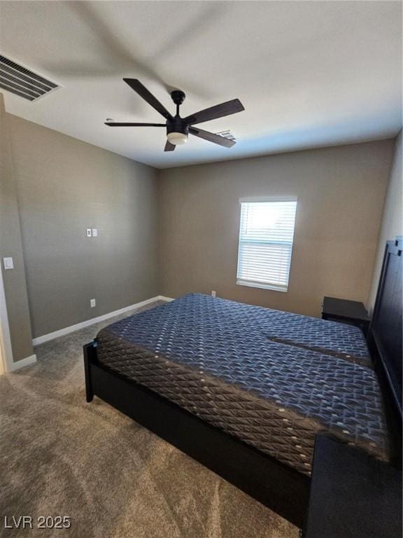 289 Aravalli Crest St, Henderson, NV 89015 - bedroom with carpet flooring, baseboards, and a ceiling fan