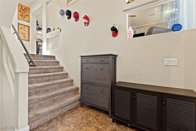 6714 Flamenco Ct, Las Vegas, NV 89139 - stairway with tile patterned flooring