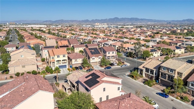 6714 Flamenco Ct, Las Vegas, NV 89139 - aerial perspective of suburban area with a mountainous background