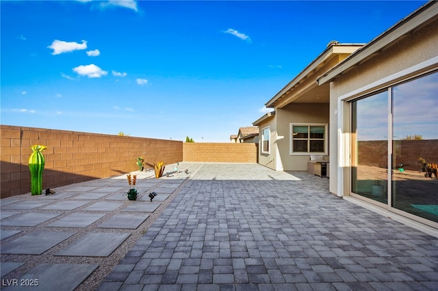 11672 Barga Ct, Las Vegas, NV 89138 - fenced backyard featuring a patio area