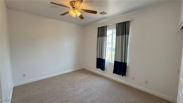 10066 Golden Bluff Ave, Las Vegas, NV 89148 - empty room featuring carpet, a ceiling fan, and baseboards