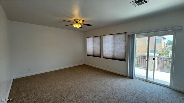 10066 Golden Bluff Ave, Las Vegas, NV 89148 - carpeted empty room featuring ceiling fan and baseboards