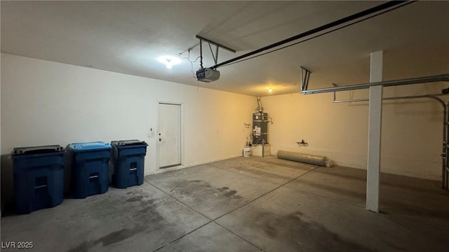 10066 Golden Bluff Ave, Las Vegas, NV 89148 - garage featuring a garage door opener and water heater