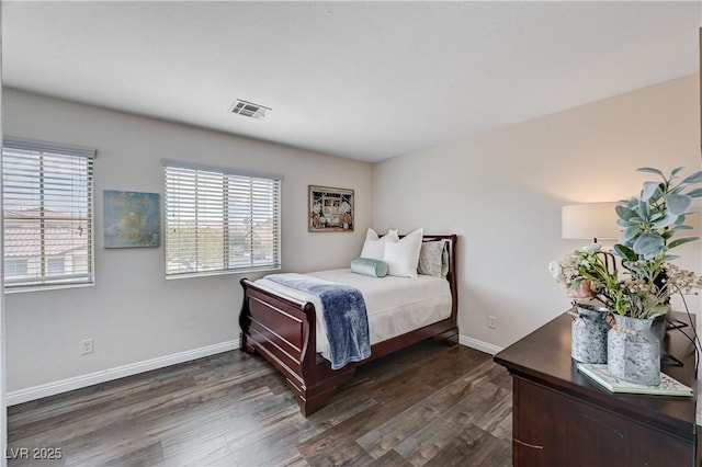 4308 Desert Haven Ave, North Las Vegas, NV 89085 - bedroom featuring baseboards and dark wood finished floors