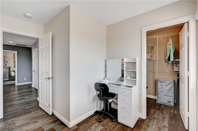 4308 Desert Haven Ave, North Las Vegas, NV 89085 - office with wood finished floors and baseboards