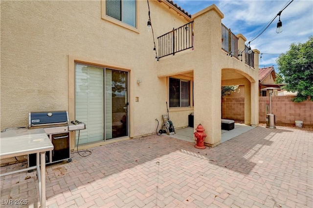 4308 Desert Haven Ave, North Las Vegas, NV 89085 - view of patio featuring a balcony and a grill