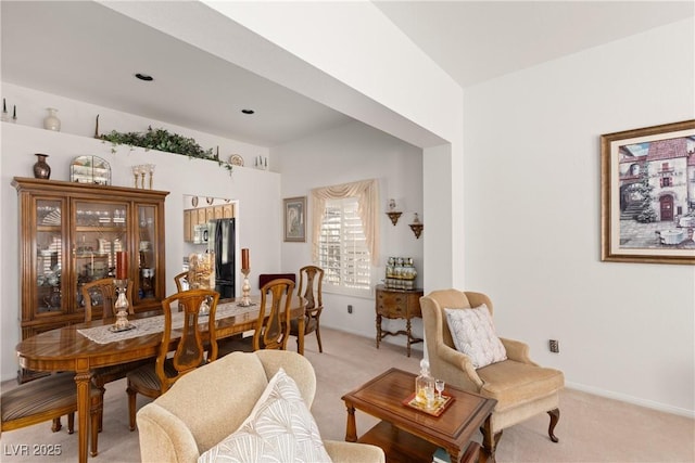 5104 Burr Oak Dr, Las Vegas, NV 89130 - dining space featuring light colored carpet