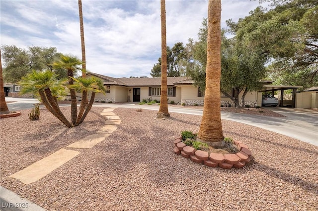 4219 E Pinecrest Cir, Las Vegas, NV 89121 - ranch-style house featuring concrete driveway