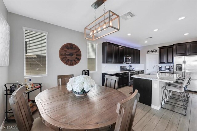 7115 Calvert Cliffs St, North Las Vegas, NV 89084 - dining room featuring recessed lighting