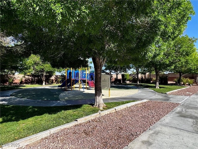 7035 Thistle Ridge St, Las Vegas, NV 89166 - view of communal playground