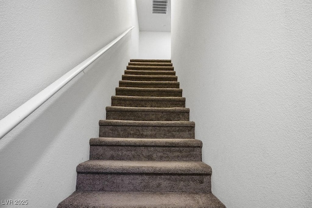 532 Clearsable Ave, Henderson, NV 89044 - stairway featuring a textured wall