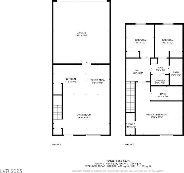 532 Clearsable Ave, Henderson, NV 89044 - floor plan / room layout