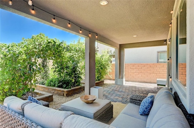 4160 Elegant Chateau St, Las Vegas, NV 89135 - view of patio featuring an outdoor hangout area