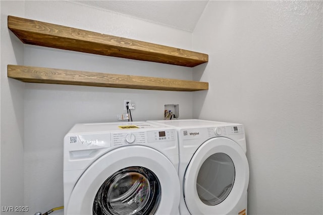 7813 Paper Flower Ct, Las Vegas, NV 89128 - laundry area with separate washer and dryer
