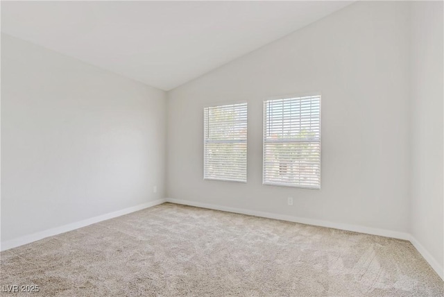7813 Paper Flower Ct, Las Vegas, NV 89128 - unfurnished room with lofted ceiling and carpet