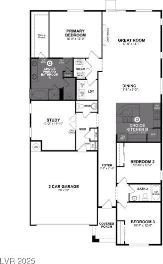 2607 Regency Cove Ct Lot 11, Las Vegas, NV 89121 - home floor plan