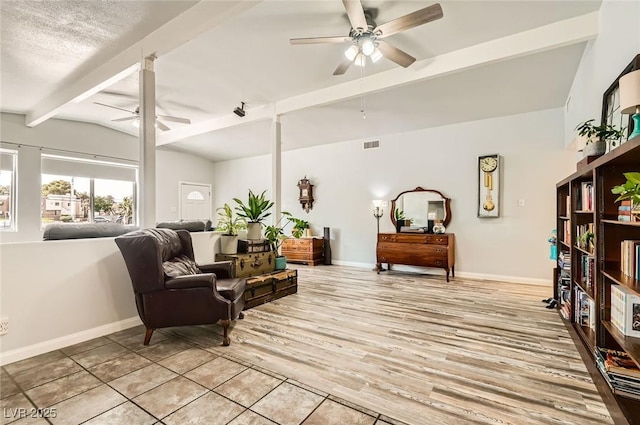 5217 Champions Ave, Las Vegas, NV 89142 - sitting room featuring a ceiling fan and baseboards
