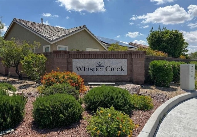 8616 Willow Cabin St, Las Vegas, NV 89131 - view of community sign
