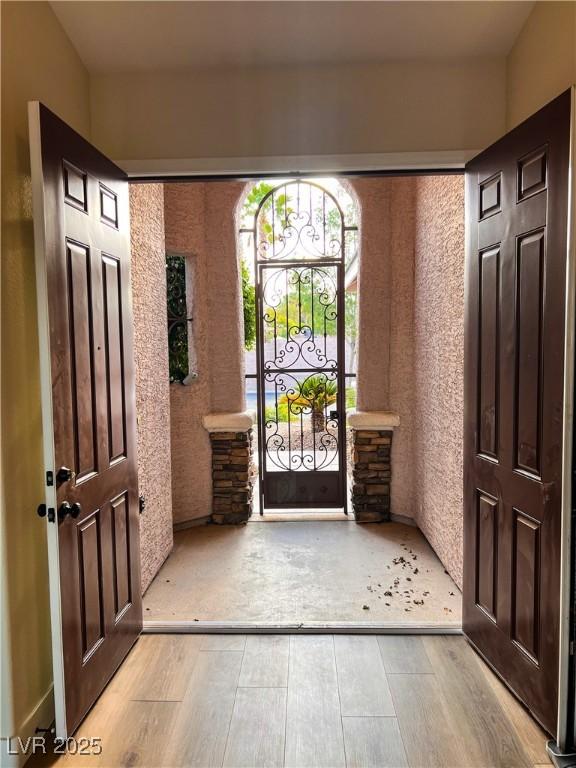 8616 Willow Cabin St, Las Vegas, NV 89131 - entryway with wood finished floors