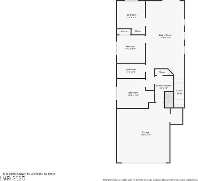 8745 Dodds Canyon St, Las Vegas, NV 89131 - view of room layout
