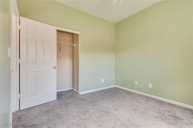 8745 Dodds Canyon St, Las Vegas, NV 89131 - unfurnished bedroom with carpet, a closet, and ceiling fan