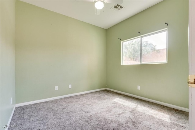 8745 Dodds Canyon St, Las Vegas, NV 89131 - carpeted empty room featuring ceiling fan and baseboards