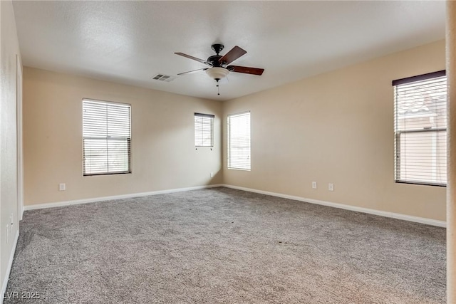 8745 Dodds Canyon St, Las Vegas, NV 89131 - spare room with ceiling fan and carpet