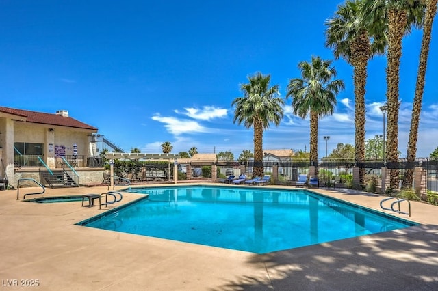 5713 Whiteridge Ave, Las Vegas, NV 89107 - community pool with a patio area
