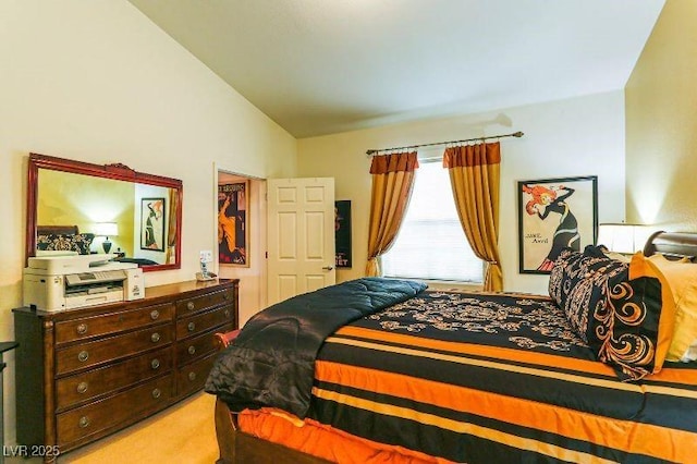 8777 Maule Ave Unit 3116, Las Vegas, NV 89148 - bedroom with lofted ceiling and carpet