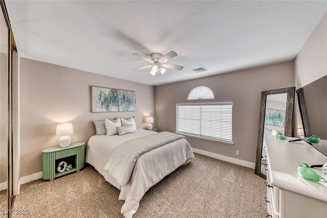 7670 Descanso Ln, Las Vegas, NV 89123 - bedroom with light carpet and a ceiling fan