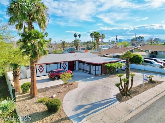1589 Silver Mesa Way, Las Vegas, NV 89169 - ranch-style house featuring driveway and a residential view
