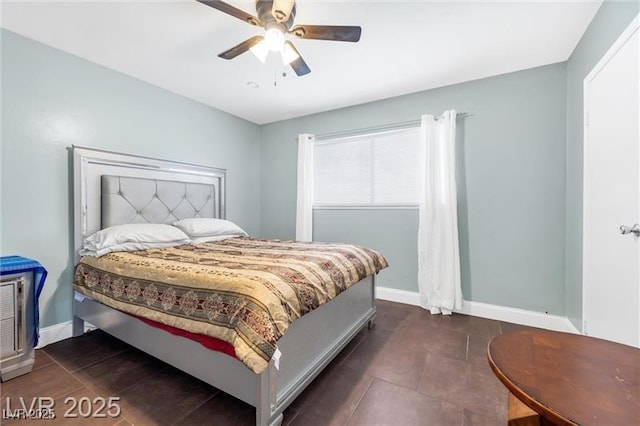 1589 Silver Mesa Way, Las Vegas, NV 89169 - bedroom featuring baseboards and a ceiling fan