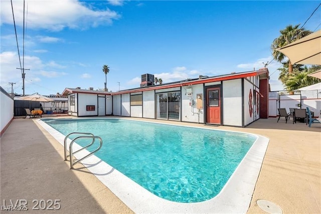 1589 Silver Mesa Way, Las Vegas, NV 89169 - view of pool with a patio area and central AC