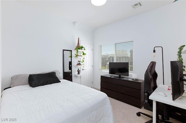 7828 Bright Lodge St, Las Vegas, NV 89139 - bedroom with a desk and light carpet