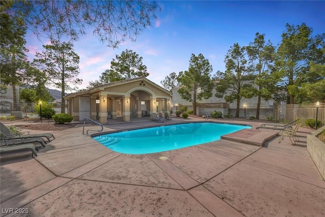 3481 Creek River Dr, Las Vegas, NV 89129 - community pool featuring a patio area