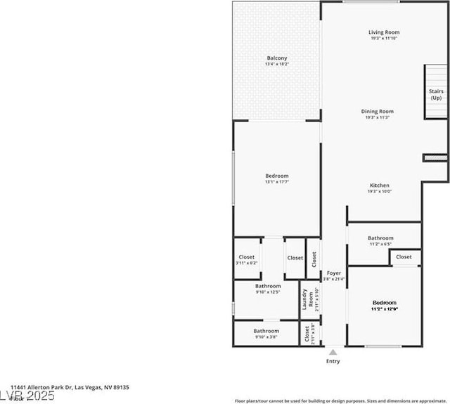 11441 Allerton Park Dr Unit 212, Las Vegas, NV 89135 - floor plan / room layout