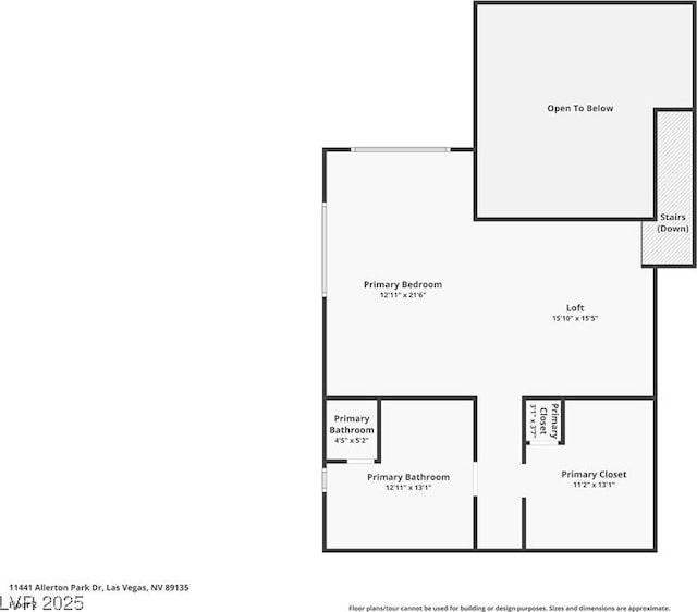 11441 Allerton Park Dr Unit 212, Las Vegas, NV 89135 - room layout