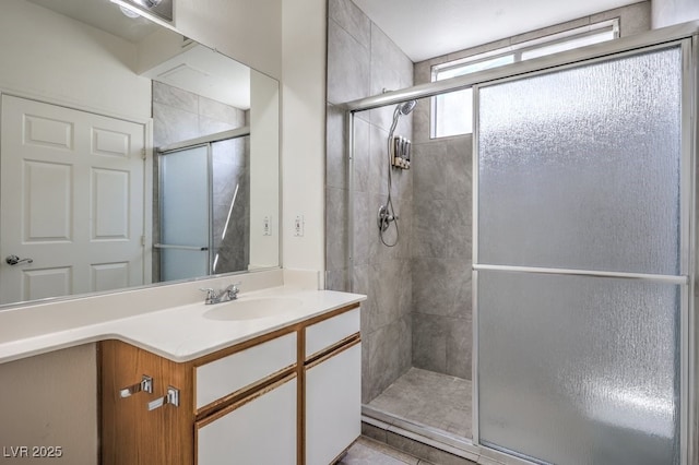 4960 Harrison Dr Unit 214, Las Vegas, NV 89120 - bathroom with tiled shower and vanity